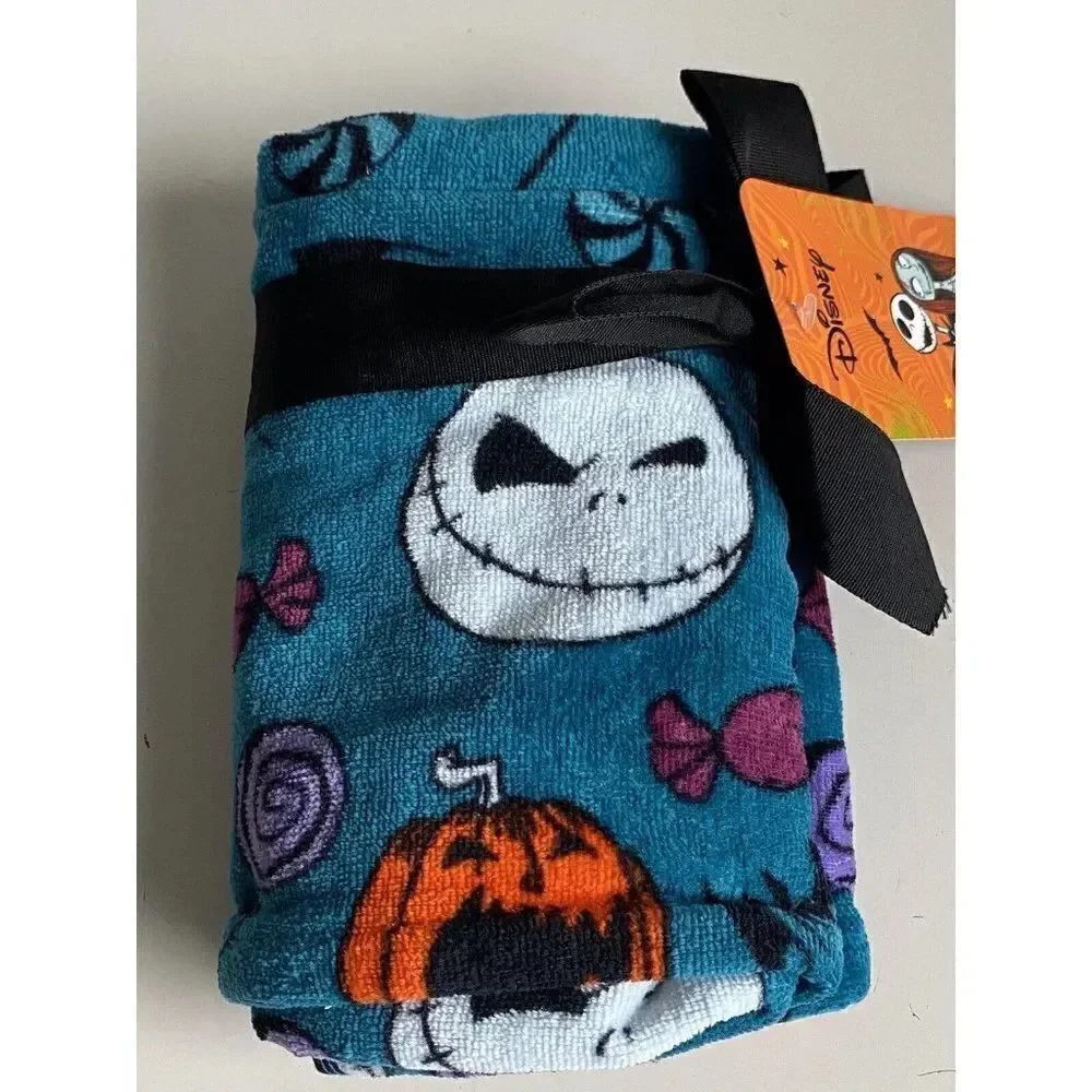 Set‎ Of 2 Disney Nightmare Before Christmas Hand Towels Jack Skellington NEW
